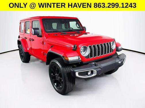 Firecracker Red Clearcoat 2025 Jeep Wrangler 4xe Sahara