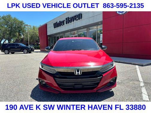 San Marino Red 2022 Honda Accord Sport 1.5T