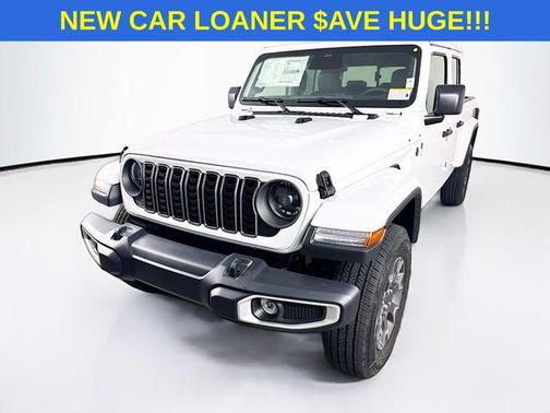 Bright White Clearcoat 2026 Jeep Gladiator Sahara 4x4