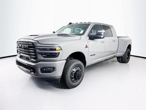 Ceramic White 2026 RAM 3500 Laramie Mega Cab 4x4 6'4' Box
