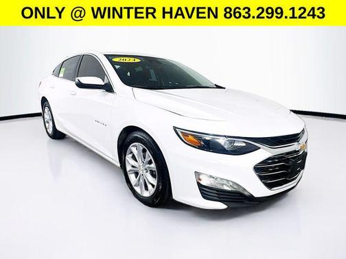Summit White 2024 Chevrolet Malibu FWD 1LT