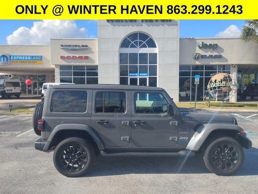 Sting-Gray Clearcoat 2023 Jeep Wrangler 4xe Sahara