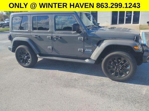Sting-Gray Clearcoat 2023 Jeep Wrangler 4xe Sahara