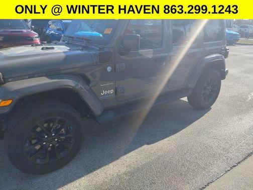 Sting-Gray Clearcoat 2023 Jeep Wrangler 4xe Sahara