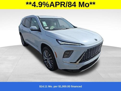 White Tri-Coat 2026 Buick Enclave Avenir
