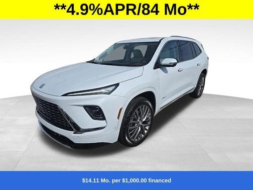 White Tri-Coat 2026 Buick Enclave Avenir