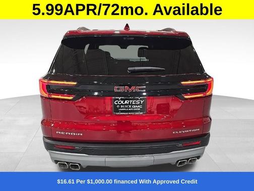 Volcanic Red 2026 GMC Acadia Elevation
