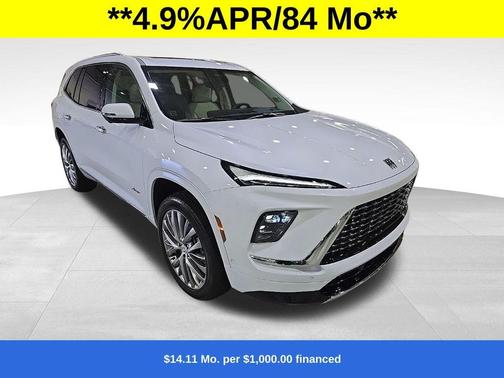 White Tri-Coat 2026 Buick Enclave Avenir
