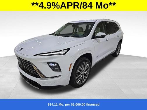 White Tri-Coat 2026 Buick Enclave Avenir