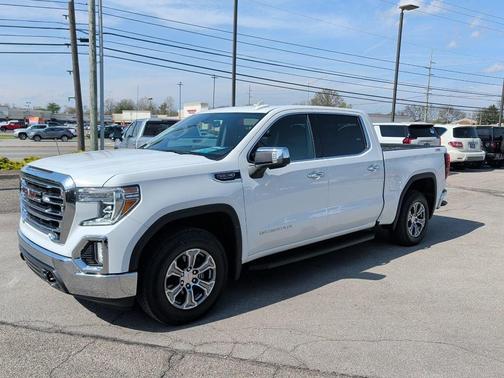 Summit White 2021 GMC Sierra 1500 SLT