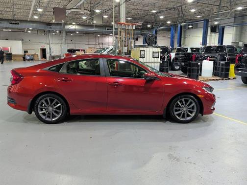 Red 2019 Honda Civic EX-L