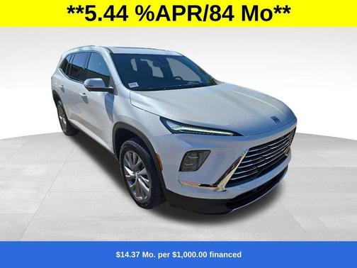 White Tri-Coat 2026 Buick Enclave Preferred
