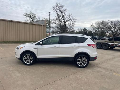 White Platinum Metallic Tri-Coat 2015 Ford Escape Titanium