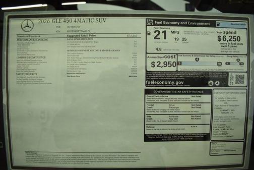 MOONLIGHT WHITE 2026 Mercedes-Benz GLE 450 4MATIC