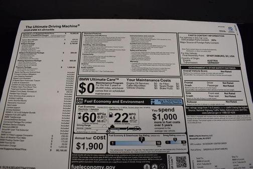 Carbon Black Metallic 2026 BMW X5 PHEV xDrive50e