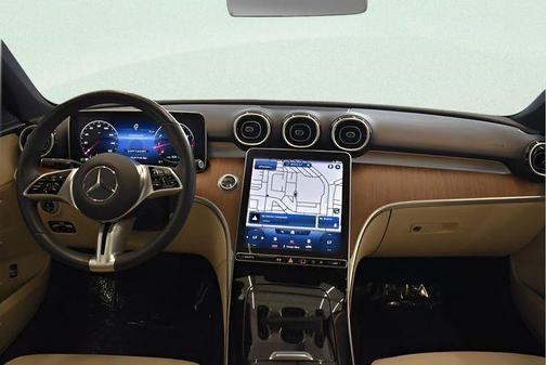 Blue 2022 Mercedes-Benz C-Class C 300 4MATIC