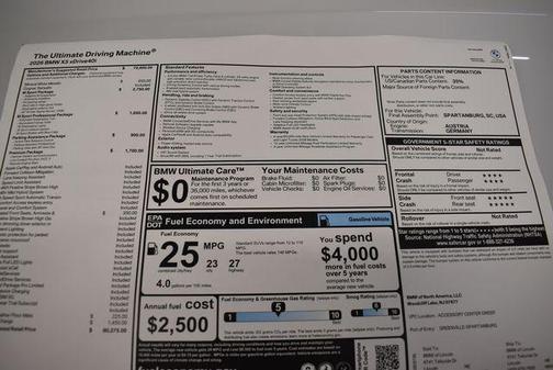 Mineral White Metallic 2026 BMW X5 xDrive40i
