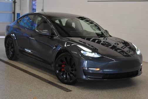 Deep Blue 2021 Tesla Model 3 Performance