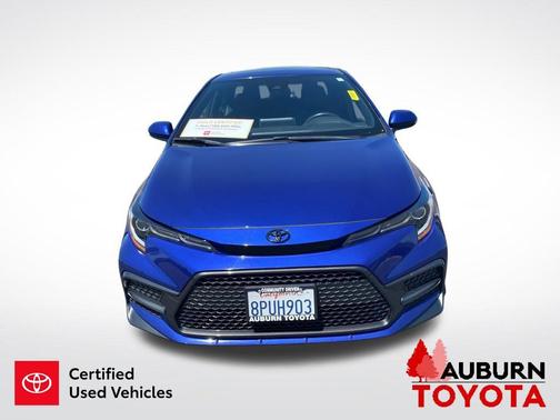 Blue Crush Metallic 2020 Toyota Corolla XSE