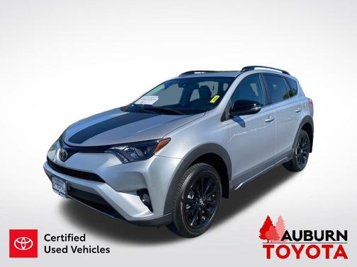Silver Sky Metallic 2018 Toyota RAV4 Adventure