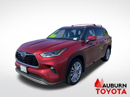 Ruby Flare Pearl 2023 Toyota Highlander Hybrid Platinum