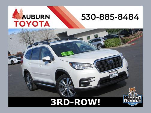 Crystal White Pearl 2020 Subaru Ascent Limited 8-Passenger