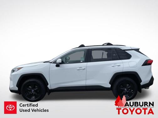 Super White 2019 Toyota RAV4 XLE