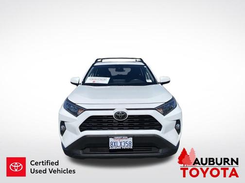 Super White 2019 Toyota RAV4 XLE