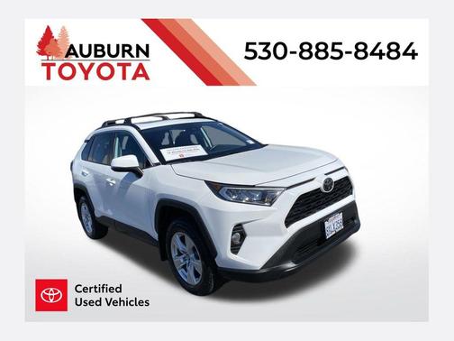 Super White 2019 Toyota RAV4 XLE