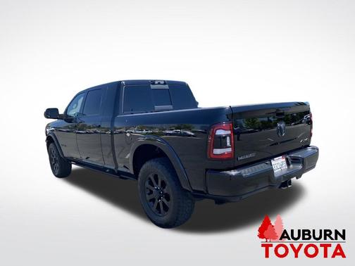 Diamond Black Crystal Pearlcoat 2022 RAM 3500 Laramie Mega Cab 4x4 6'4' Box