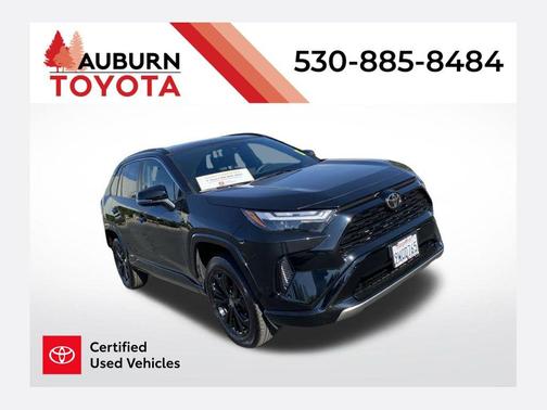 Midnight Black Metallic 2025 Toyota RAV4 Hybrid SE