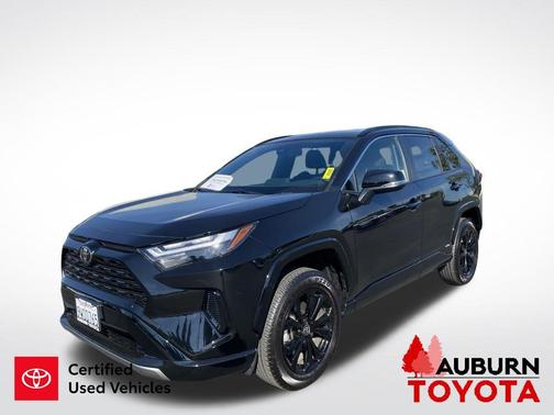 Midnight Black Metallic 2025 Toyota RAV4 Hybrid SE