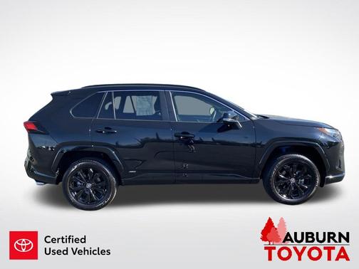 Midnight Black Metallic 2025 Toyota RAV4 Hybrid SE