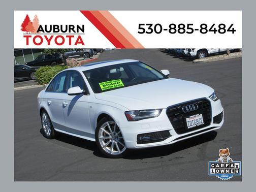 Glacier White 2014 Audi A4 2.0T Premium Plus