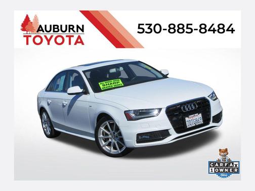 Glacier White 2014 Audi A4 2.0T Premium Plus