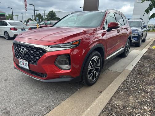 Lava Orange 2019 Hyundai SANTA FE Ultimate 2.0T
