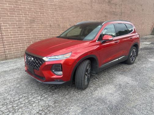 Lava Orange 2019 Hyundai SANTA FE Ultimate 2.0T
