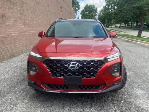 Lava Orange 2019 Hyundai SANTA FE Ultimate 2.0T