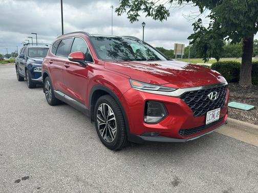 Lava Orange 2019 Hyundai SANTA FE Ultimate 2.0T