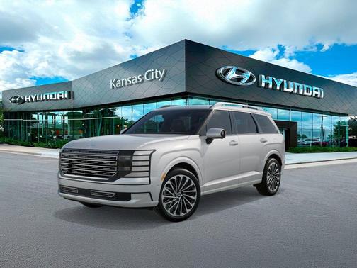 Creamy White Pearl 2026 Hyundai Palisade Hybrid Calligraphy