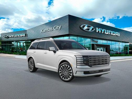 Creamy White Pearl 2026 Hyundai Palisade Hybrid Calligraphy