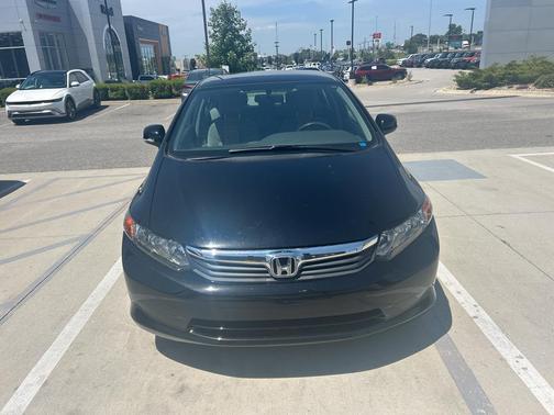 Black 2012 Honda Civic LX
