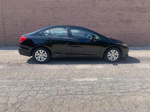 Black 2012 Honda Civic LX