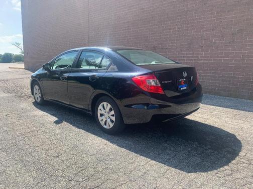 Black 2012 Honda Civic LX