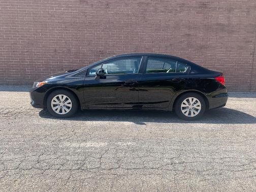 Black 2012 Honda Civic LX