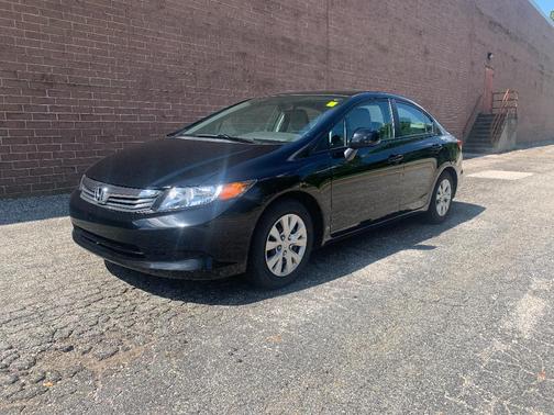 Black 2012 Honda Civic LX