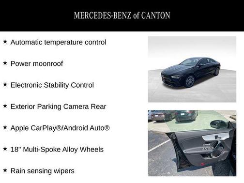 Midnight Black 2025 Mercedes-Benz CLA 250 Base 4MATIC