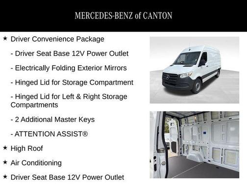 2025 Mercedes-Benz Sprinter 2500 Standard Roof