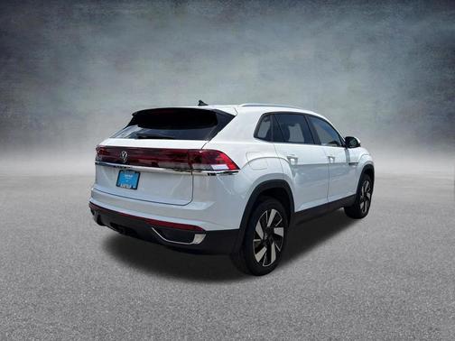 Pure White 2024 Volkswagen Atlas Cross Sport 2.0T SE w/Technology