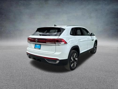 Pure White 2024 Volkswagen Atlas Cross Sport 2.0T SE w/Technology